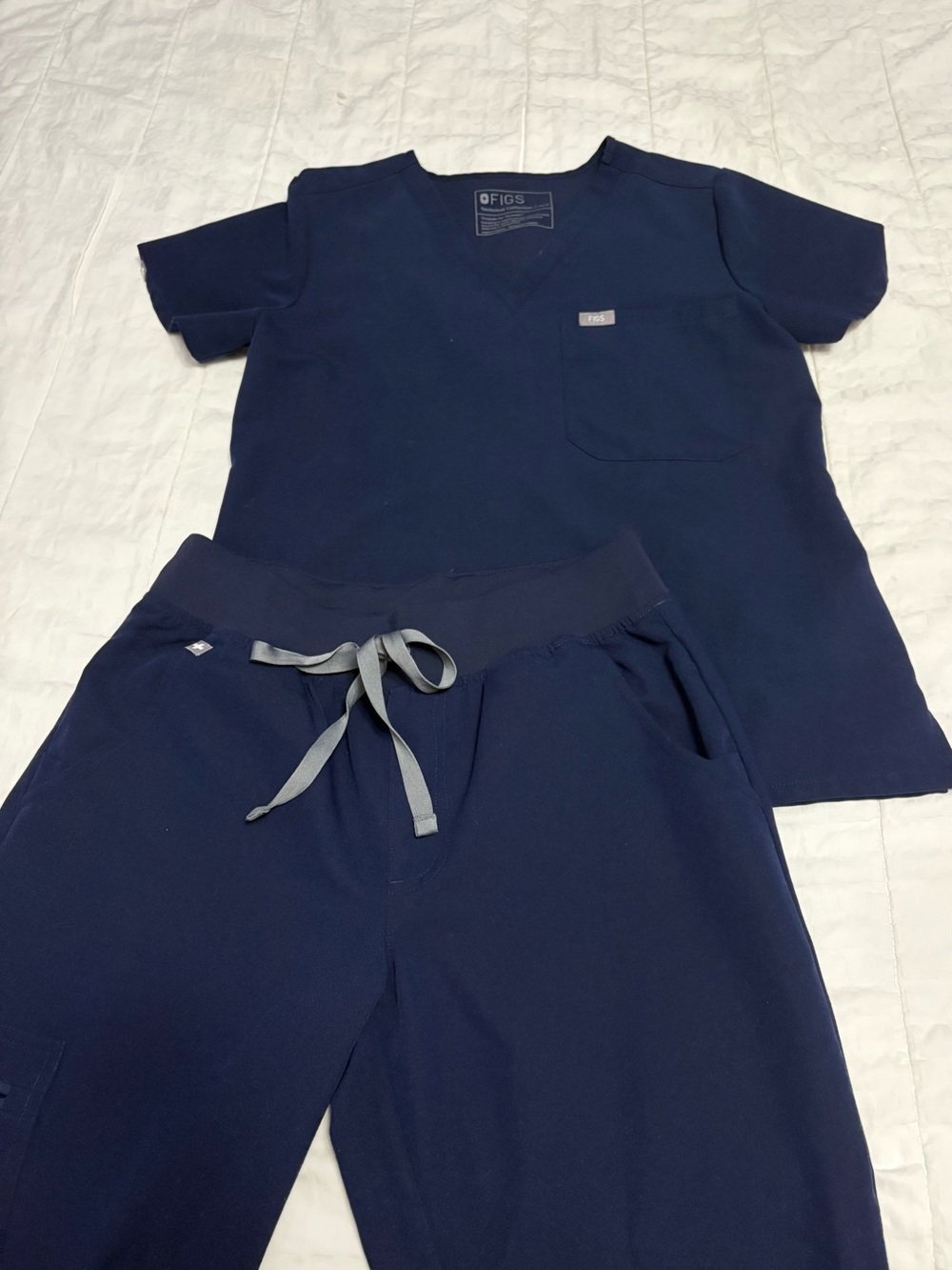 Figs Navy Scubs Set in XS